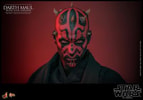 Face portrait of Darth Maul (Sith Speeder) (Special Edition) showcasing his serious expression and red and black facial markings. (Prototype Shown) View 12