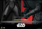 Two close-up portraits of Luke Skywalker™ (Dark Empire) highlighting his pants and gloves to showcase the highly detailed black nylon suit. (Prototype Shown) View 8