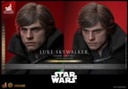 Two close-up portraits of Luke Skywalker™ (Dark Empire) showcasing the separate rolling eyeballs feature and detailed face sculpt. (Prototype Shown) View 15
