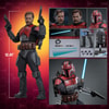 Full-body shot of Obi-Wan Kenobi™ displayed with smaller portraits highlighting detailed features and accessories included in the box. (Prototype Shown) View 2