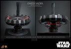 Two portraits of Darth Vader™ (Battle Damaged), featuring the adjustable themed figure base with an LED light-up function. (Prototype Shown) View 12