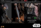 Three close-up portraits of Darth Vader™ (Battle Damaged), highlighting the detailed recreation of his mechno arm and leg, along with realistic battle damage effects. (Prototype Shown) View 22