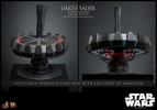 Two portraits of Darth Vader™ (Battle Damaged), featuring the adjustable themed figure base with an LED light-up function. (Prototype Shown) View 23