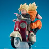 Super Saiyan Son Goku & Super Saiyan Son Gohan on Motorbike (Prototype Shown) View 1