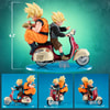 Super Saiyan Son Goku & Super Saiyan Son Gohan on Motorbike (Prototype Shown) View 2