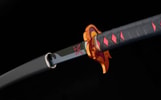Nichirin Sword (Tanjiro Kamado) Kyojuro Rengoku’s Sword (Guard Version) Prop Replica (Prototype Shown) View 4