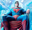 Superman Fortress of Solitude on Throne (Ultimate Version) (Prototype Shown) View 6