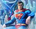 Superman Fortress of Solitude on Throne (Ultimate Bonus Version) (Prototype Shown) View 3