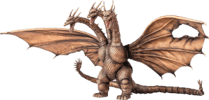 King Ghidorah (Battle-Damaged Version) (Prototype Shown) View 8
