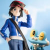 Calem with Froakie (Prototype Shown) View 1