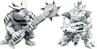 Bebop & Rocksteady (Black & White Edition) (Prototype Shown) View 12
