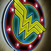 Vintage Wonder Woman LED Logo Light (Circular) (Prototype Shown) View 6