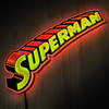 Vintage Superman LED Logo Light (Small) (Prototype Shown) View 1
