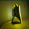 Vintage Batman LED Logo Light (Small) (Prototype Shown) View 6