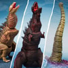 Godzilla [2016] The Second Form & Third Form & Giant Unidentified Creature Set (Prototype Shown) View 1