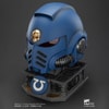 Ultramarines Captain MkX Helmet and Display Stand (Prototype Shown) View 3