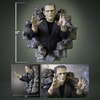 Frankenstein Wall Sculpture (Prototype Shown) View 2