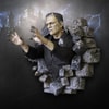 Frankenstein (Half-Scale) Wall Sculpture (Prototype Shown) View 4