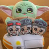 Grogu and Anzellans Cosbi Plush (Prototype Shown) View 4