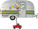 Airstream Wall Clock (Prototype Shown) View 8