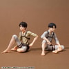Eren and Squad Captain Levi Set (Prototype Shown) View 1