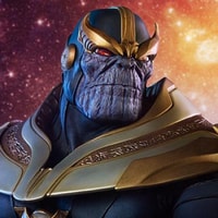 Thanos on Throne