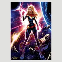 Captain Marvel HD Aluminum Metal Variant