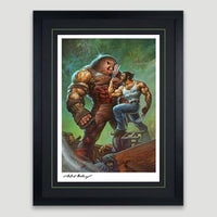 Marvel Juggernaut VS Wolverine Art Print 