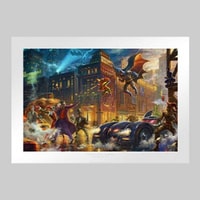 The Dark Knight Saves Gotham City