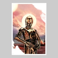 ピンバッジ STARWARS C3PO Star Wars Celebration Japan 2025 R2D2 and C3PO Badge Art