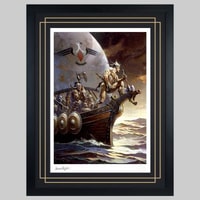 Frank Frazetta Kane on the Golden Sea Art Print 