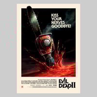 最も優遇 Evil Dead II Editions Variant Art Print by Vice Press ポスター