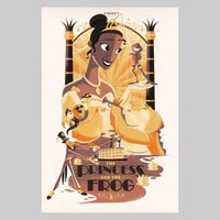 The Princess and the Frog Art Print By Cyclops Print Works