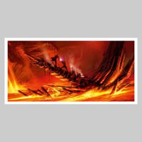 Mustafar Duel Art Print by ACME Archives | Sideshow Collectibles