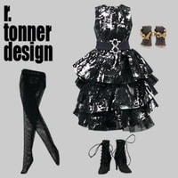 Mixed Media Fashion Doll Outfit