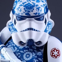 Star Wars Stormtrooper Porcelain Pattern Version Sixth Scale