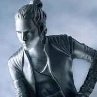 Star Wars Rey Figurine Pewter Collectible 