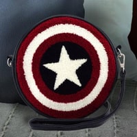 Captain America Shield Crossbody Bag