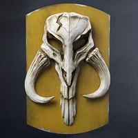 Mandalorian Skull Plaque