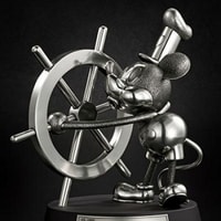国内外の人気が集結 Mickey Figurine Edition Limited Willie Steamboat Mouse アンティーク雑貨
