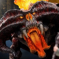 The Lord of the Rings Balrog Deluxe Version Vinyl Collectible