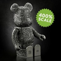 MEDICOM TOY - BE@RBRICK  SELANGOR　COAL BLACK 400％ Be@rbrick Royal Selangor Steampunk Coal Black 400％ by Royal