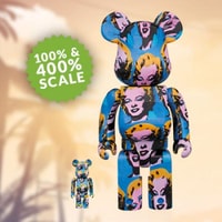 Be@rbrick Andy Warhol's Marilyn Monroe 100% and 400 Be@rbrick Andy Warhol's Marilyn Monroe 100% and 400