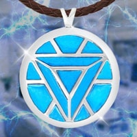 Iron Man's Arc Reactor Necklace (Turquoise)