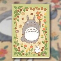 Totoro in the Sunny Forest Plush Blanket