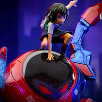 Peni Parker and SP//dr Deluxe Art Scale Statue by Iron Studios