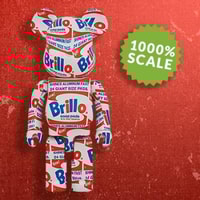 Be@rbrick Andy Warhol “Brillo” 1000% Collectible Figure by 
