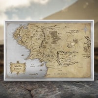 The Lord of the Rings Middle Earth Silver Foil