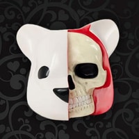 Dissected Bear Head (White)