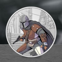 The Mandalorian 1oz Silver Coin